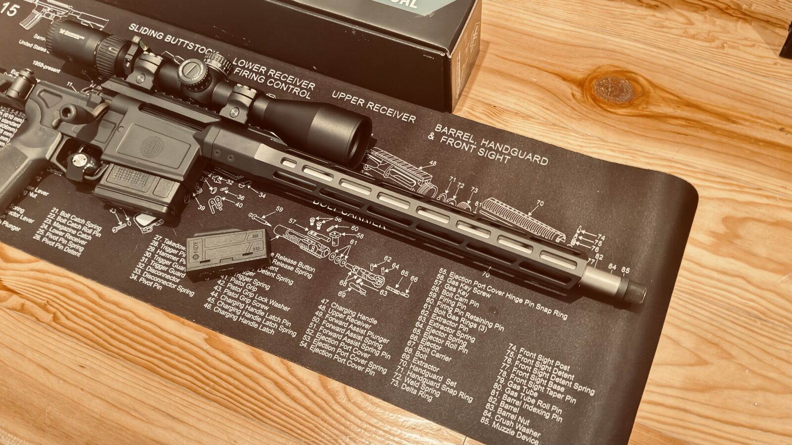 SIG Cross calibre 308 avec téléscope Vortex Diamondbac