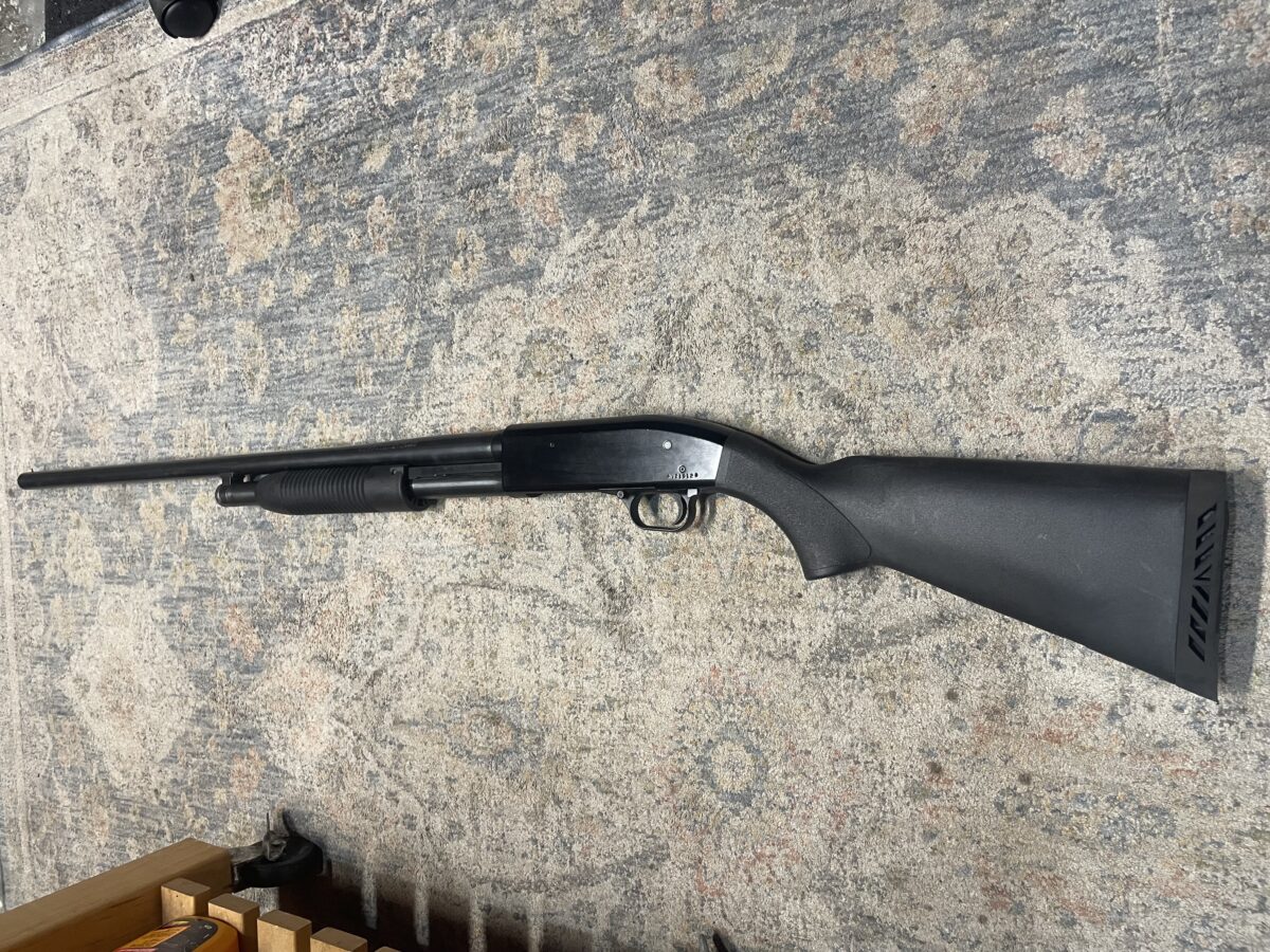 FUSIL POMPE MAVERICK 12GA ,3” MAGNUM CANON 30”
