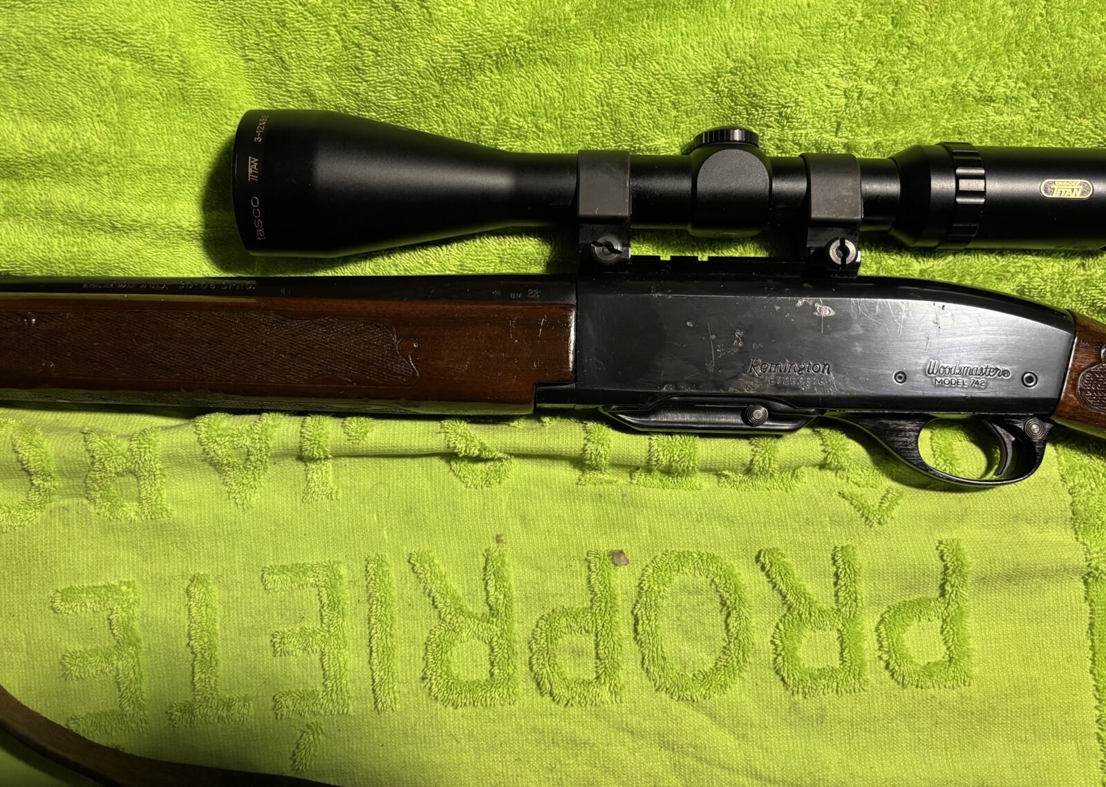 30-06 remington model 742 scoop bushnell titan