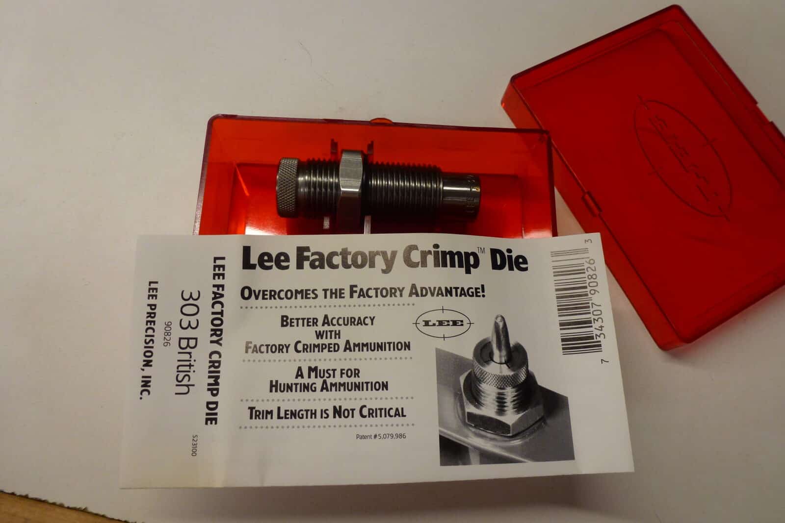 LEE Factory crimp die