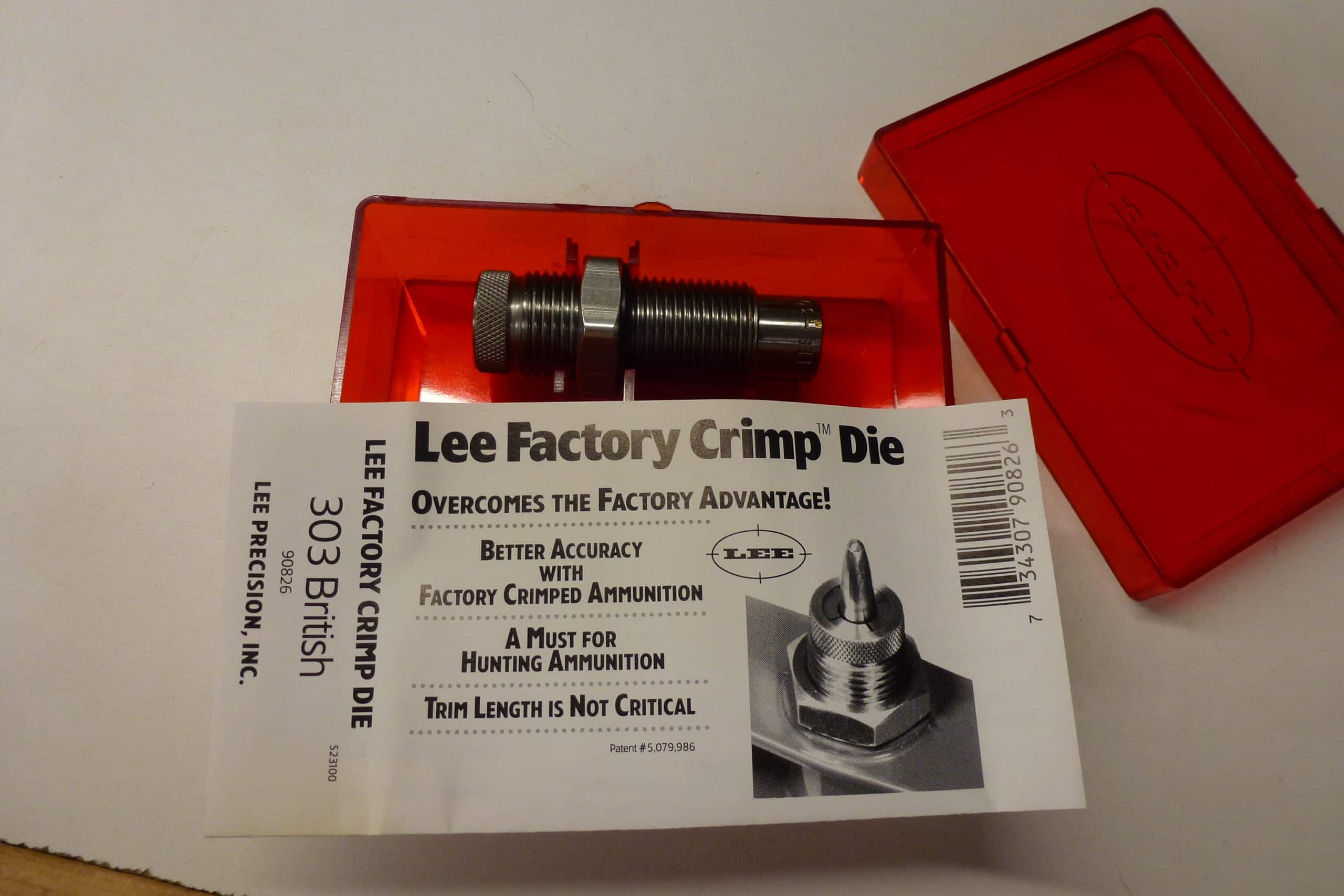 LEE Factory crimp die
