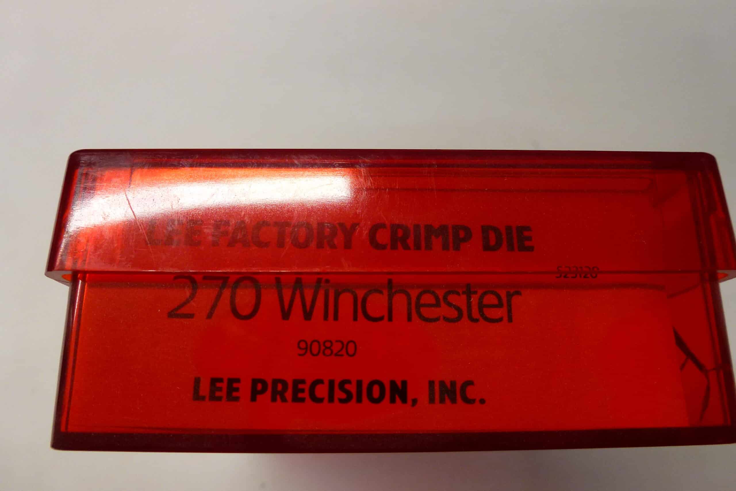 LEE Factory crimp die