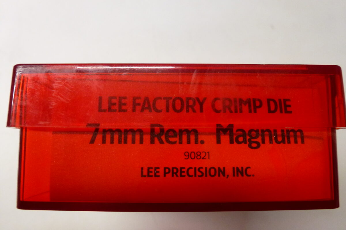 LEE Factory crimp die
