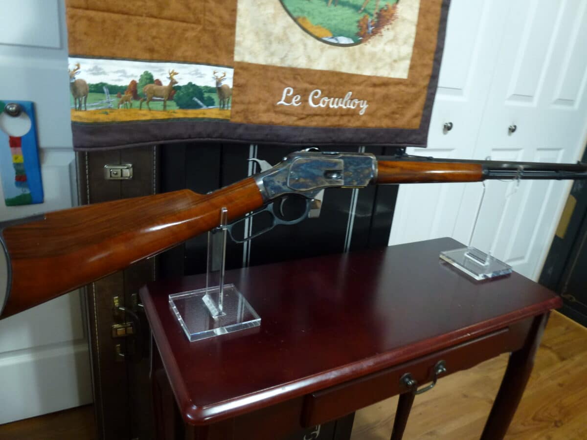 ***1595$***UBERTI MODEL1873 .44-40**COLOR CASE+OCTOGONAL BARREL***