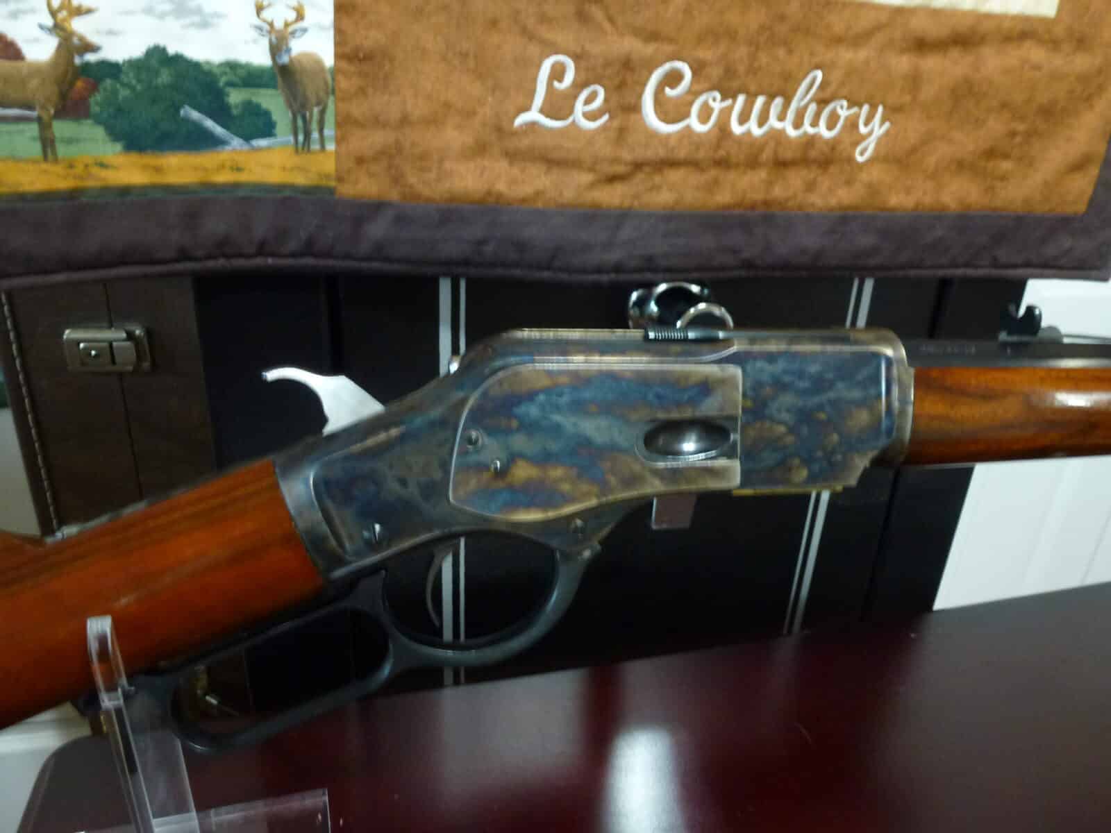 ***1595$***UBERTI MODEL1873 .44-40**COLOR CASE+OCTOGONAL BARREL***