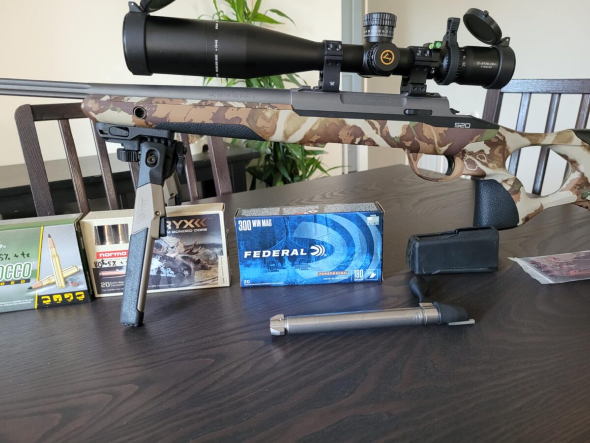 SAKO S20 Fusion Cerakote 300 win mag avec moins de 100 coups tirés