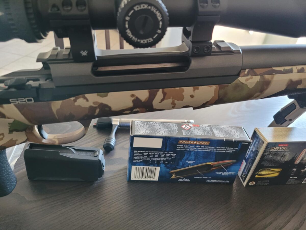 SAKO S20 Fusion Cerakote 300 win mag avec moins de 100 coups tirés