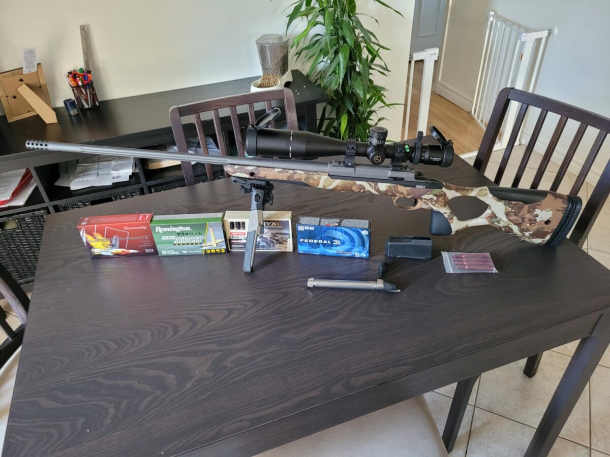 SAKO S20 Fusion Cerakote 300 win mag avec moins de 100 coups tirés