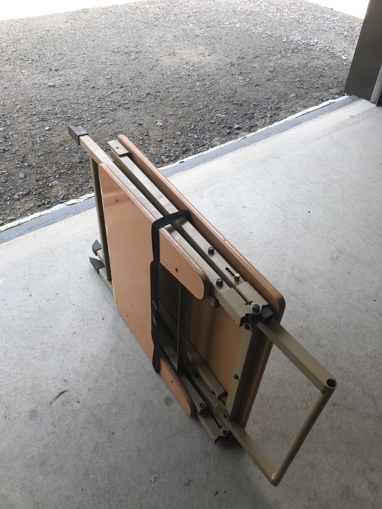Table de tir transportable