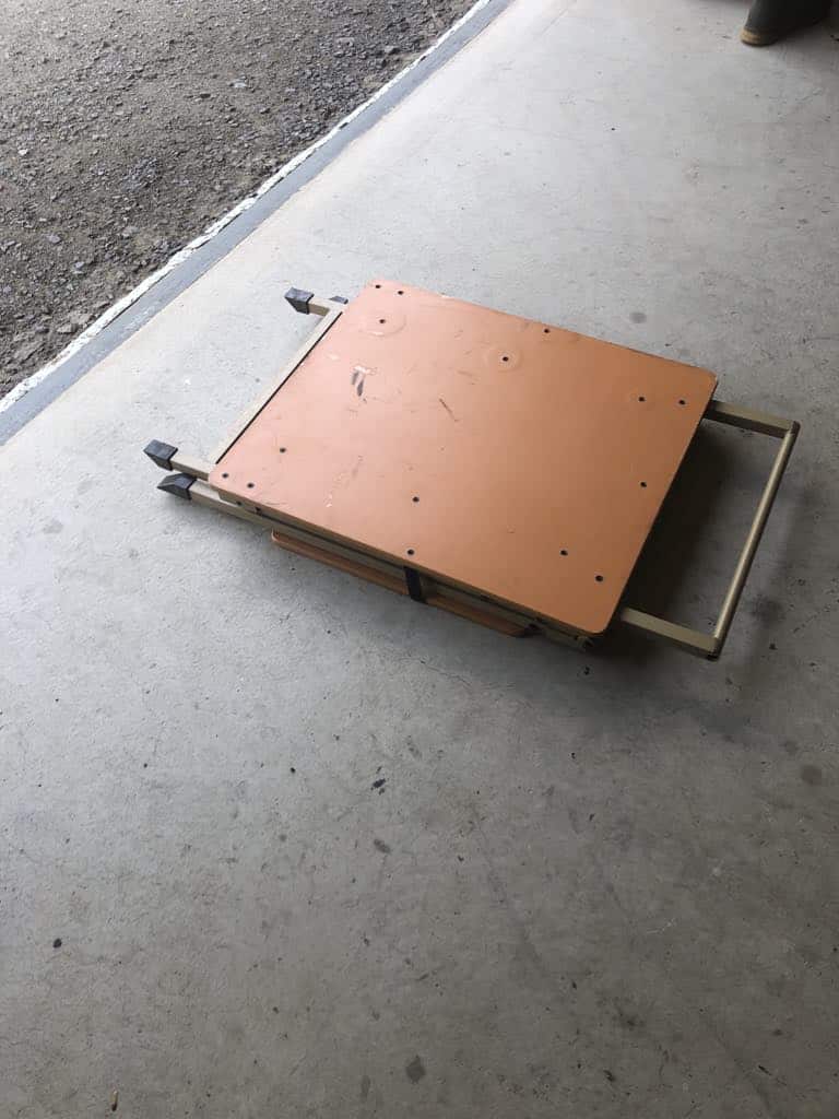 Table de tir transportable