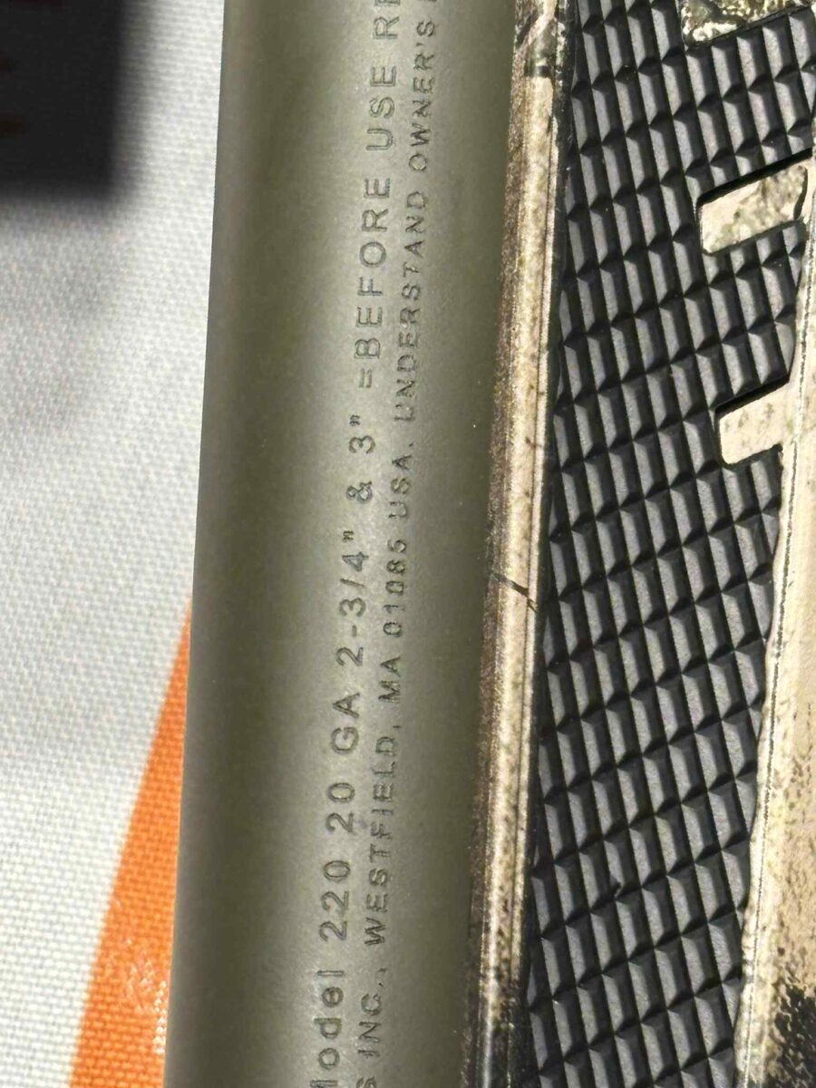 Arme à feu spécial à vendre calibre 20 canon vrillé avec télescope