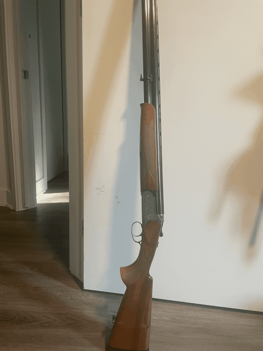 fusil Fabarm’s superposer , belle gravure, model rare, comme neuf