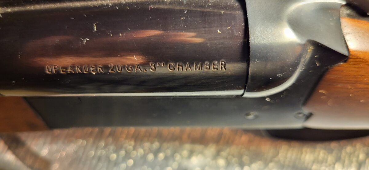 fusil calibre 20 juxtapose.comme neuf.