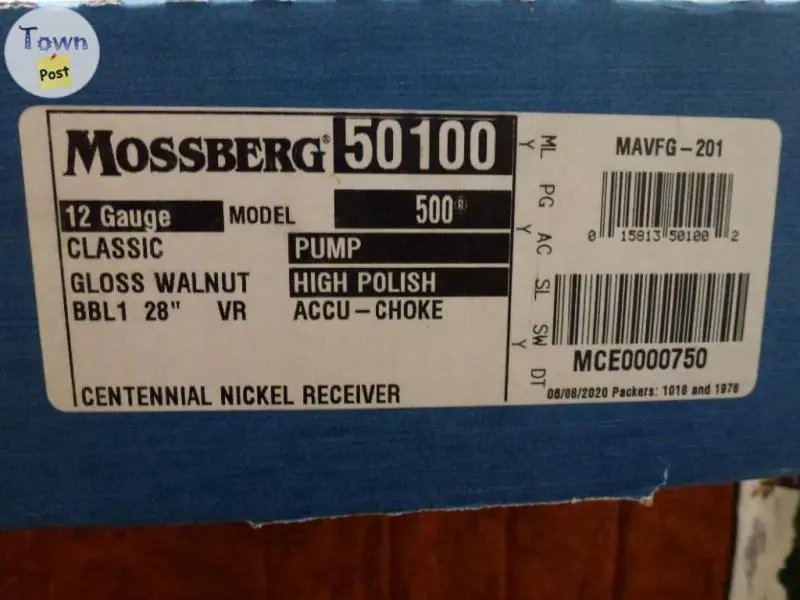 ***1225$***NEUF***MOSSBERG 500 CENTENNIAL LIMITED EDITION Mfd 750*