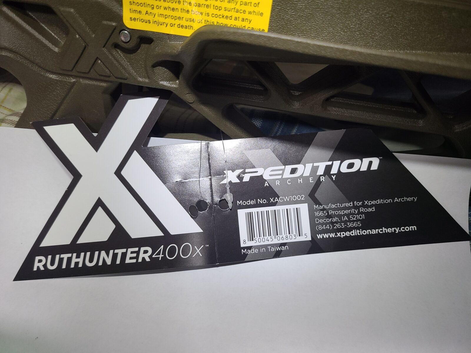 Neuve arbalete Xpedition Ruthunter 400X