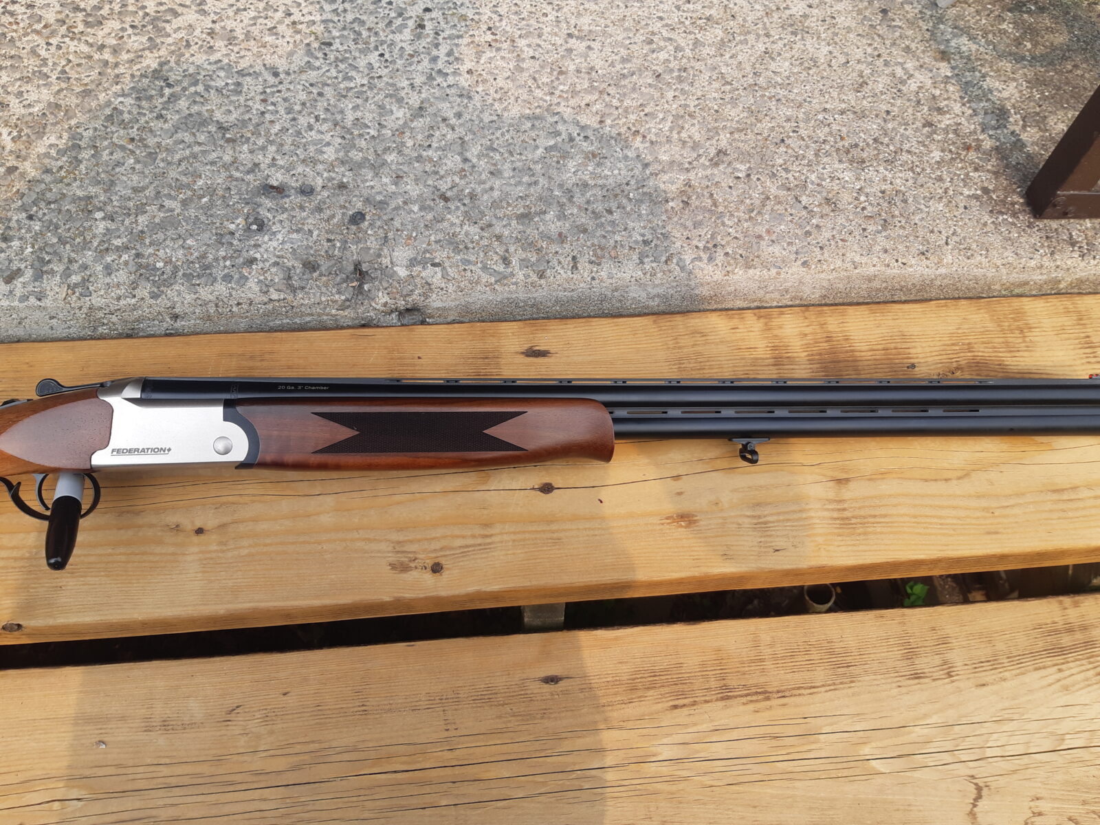 fusil over under ( superposer ) cal 20