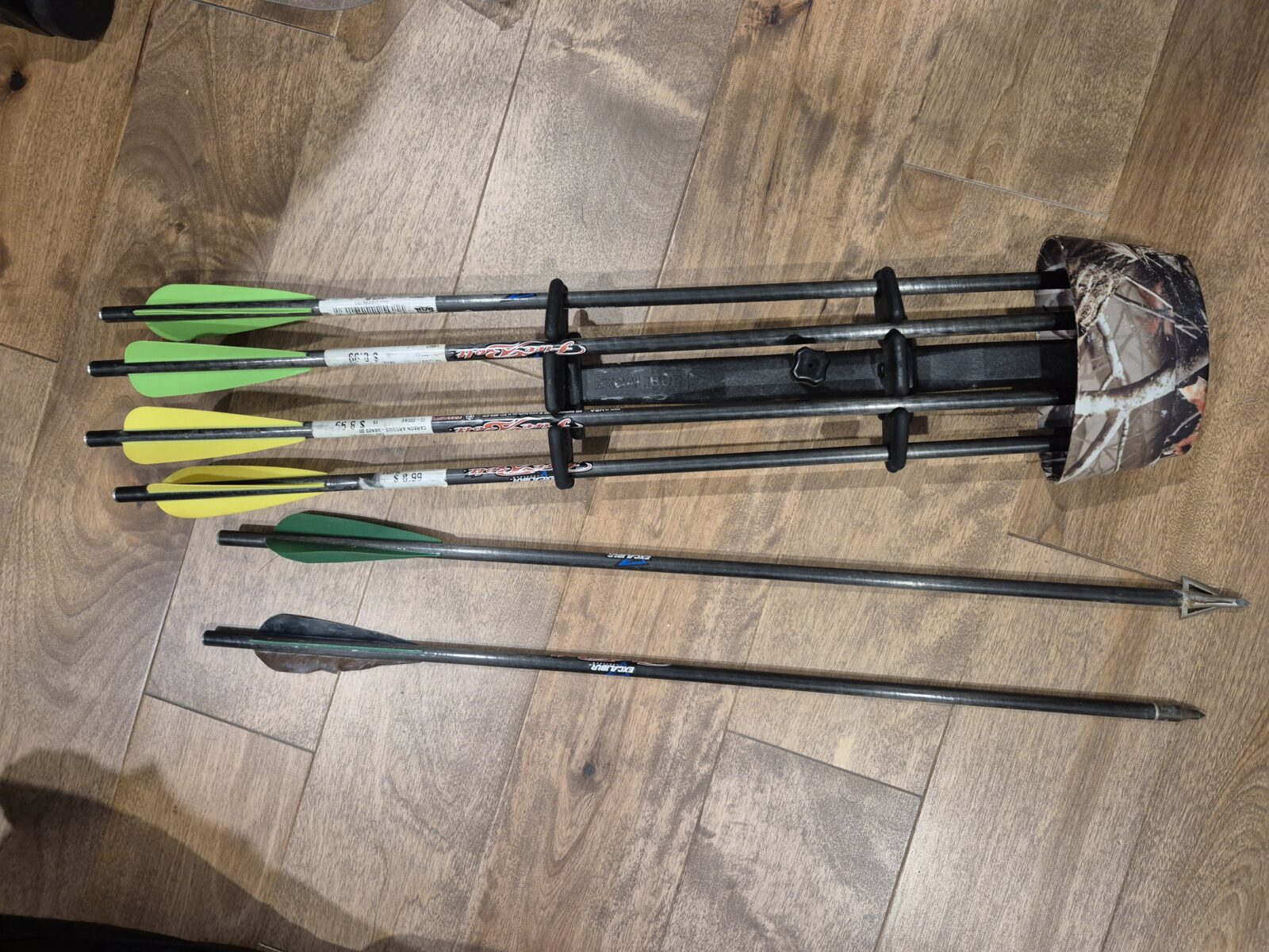 arbalète excalibur exo max 5 fleche sac transport, poche de tir