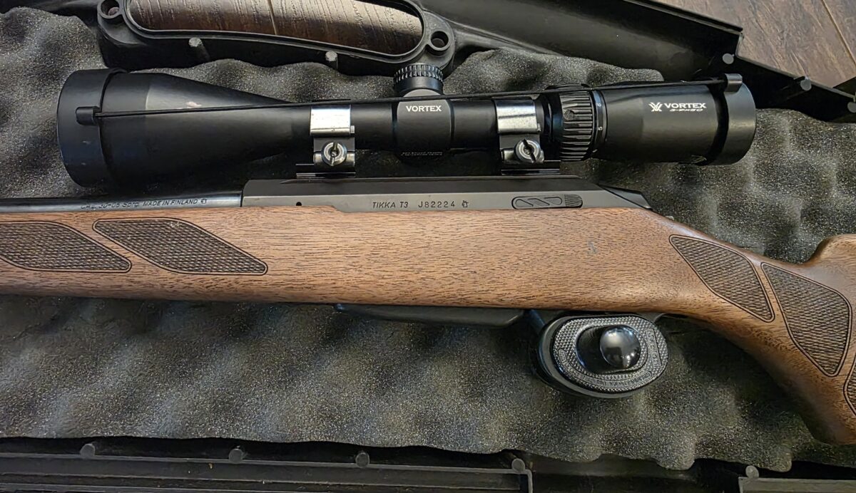 Tikka T3 Lite 30-06, Scope Vortex 3-9×50 et Coffre. Ajusté!!