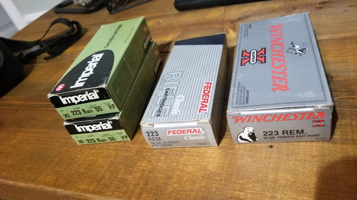 Munitions / balles de .223