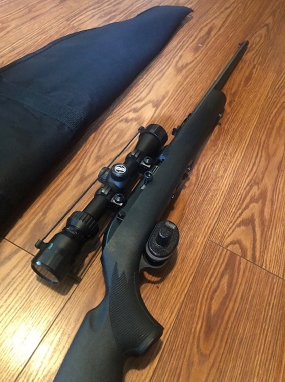 Carabine semi-automatique “Savage 64F” cal .22 LR avec télescope