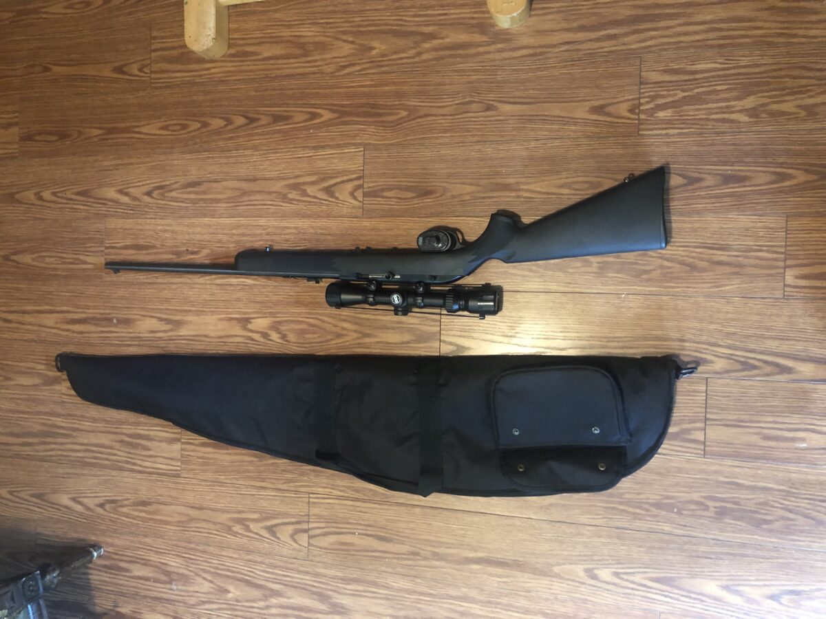 Carabine semi-automatique “Savage 64F” cal .22 LR avec télescope