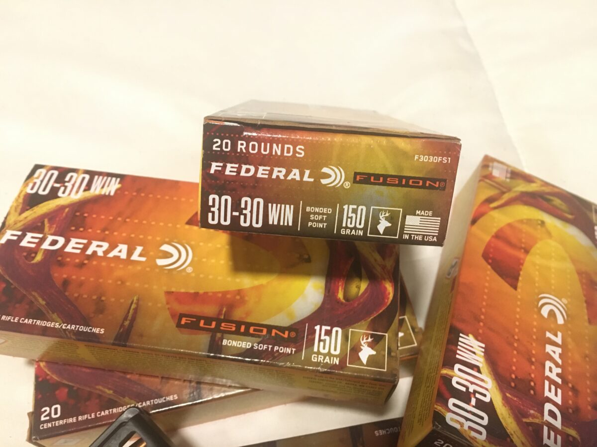 Munitions de calibre 30-30 Win, Federal Fusion 150 GR.
