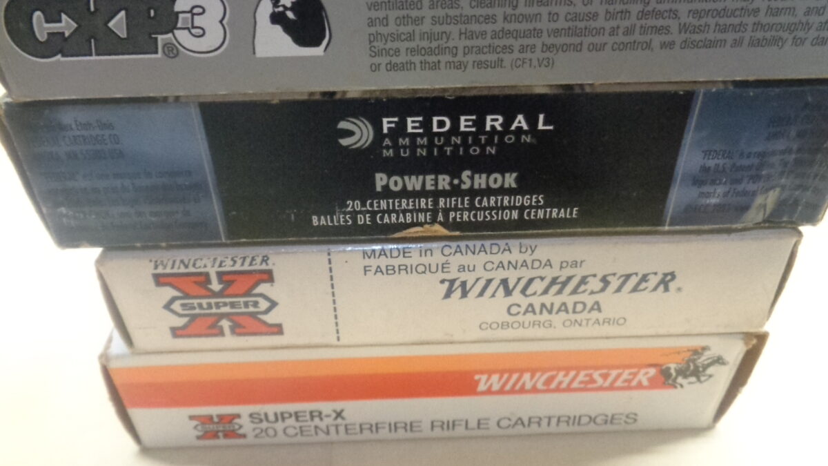 4 BOITES DE (20) Balles 308 Winchester