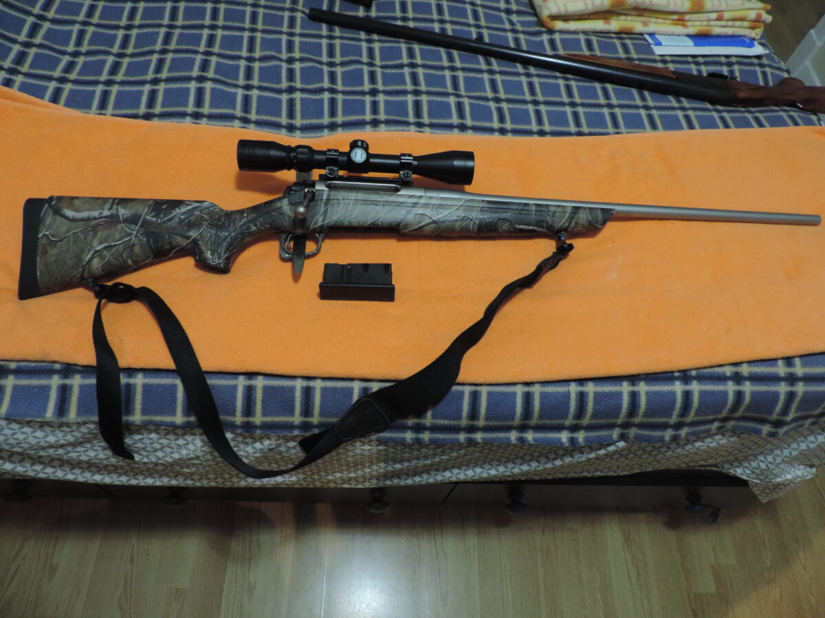 Rémington 7mm Magnum model 770 camo stainless avec scope