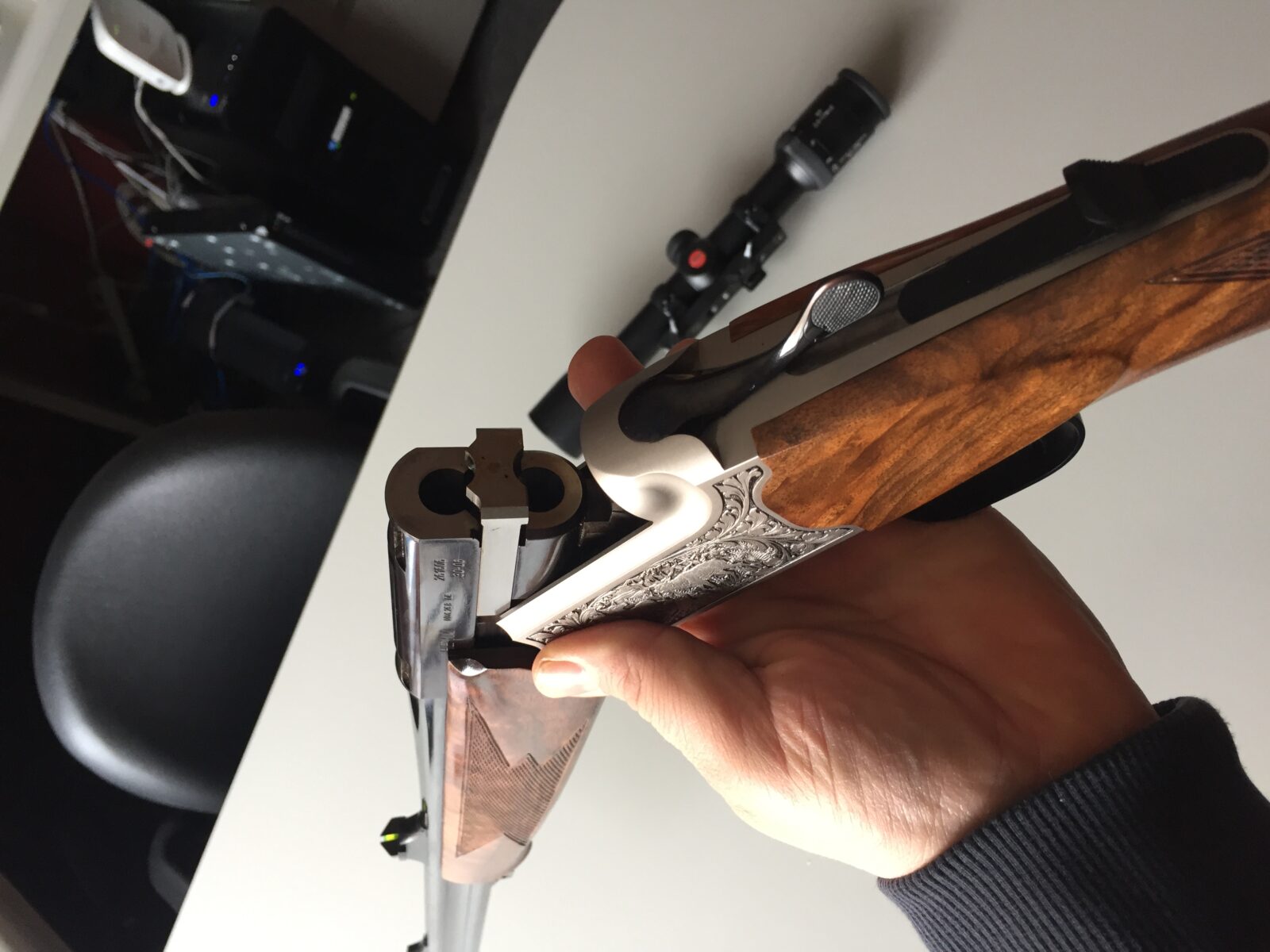 HEYM model 26B DE Express rifle 30-06 x 30-06 over under