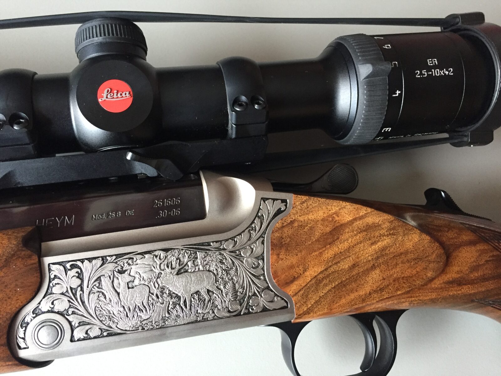 HEYM model 26B DE Express rifle 30-06 x 30-06 over under