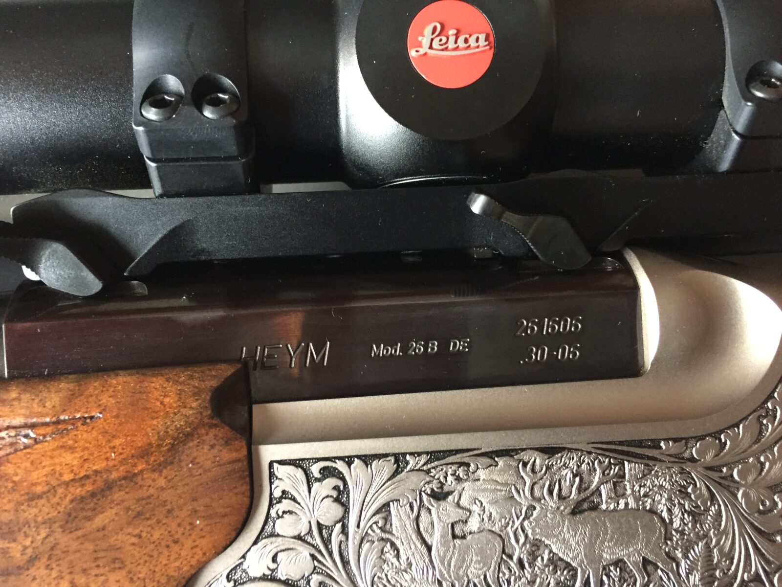 HEYM model 26B DE Express rifle 30-06 x 30-06 over under