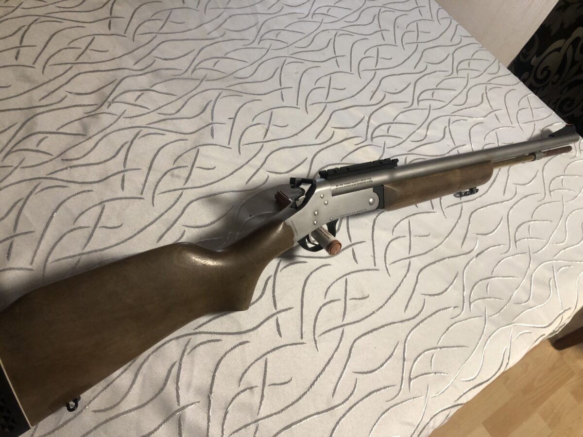 fusil .12 et poudre noir .50