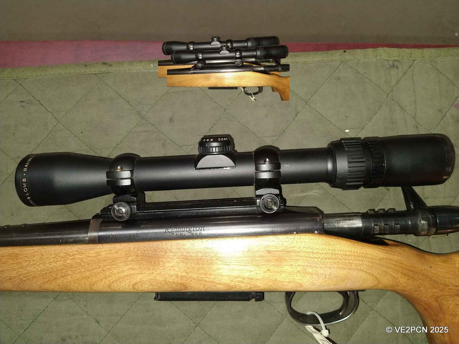 REMINGTON MODÈLE 788 CALIBRE .308 AVEC TÉLESCOPE 1.5-4.5X32