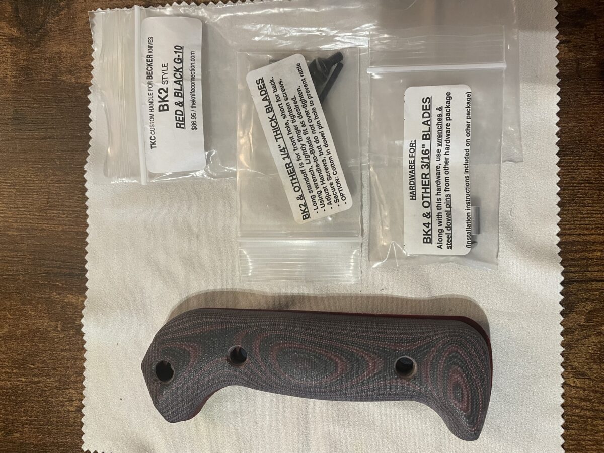 Kabar Becker G10 scales, poignées, BK 2, 7, 9, 10, Neuves!