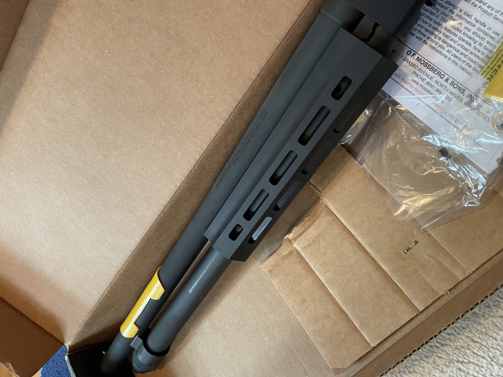 Fusil Mossberg 590A1 M-Lok, canon 18,5”, 6+1, jamais tiré!