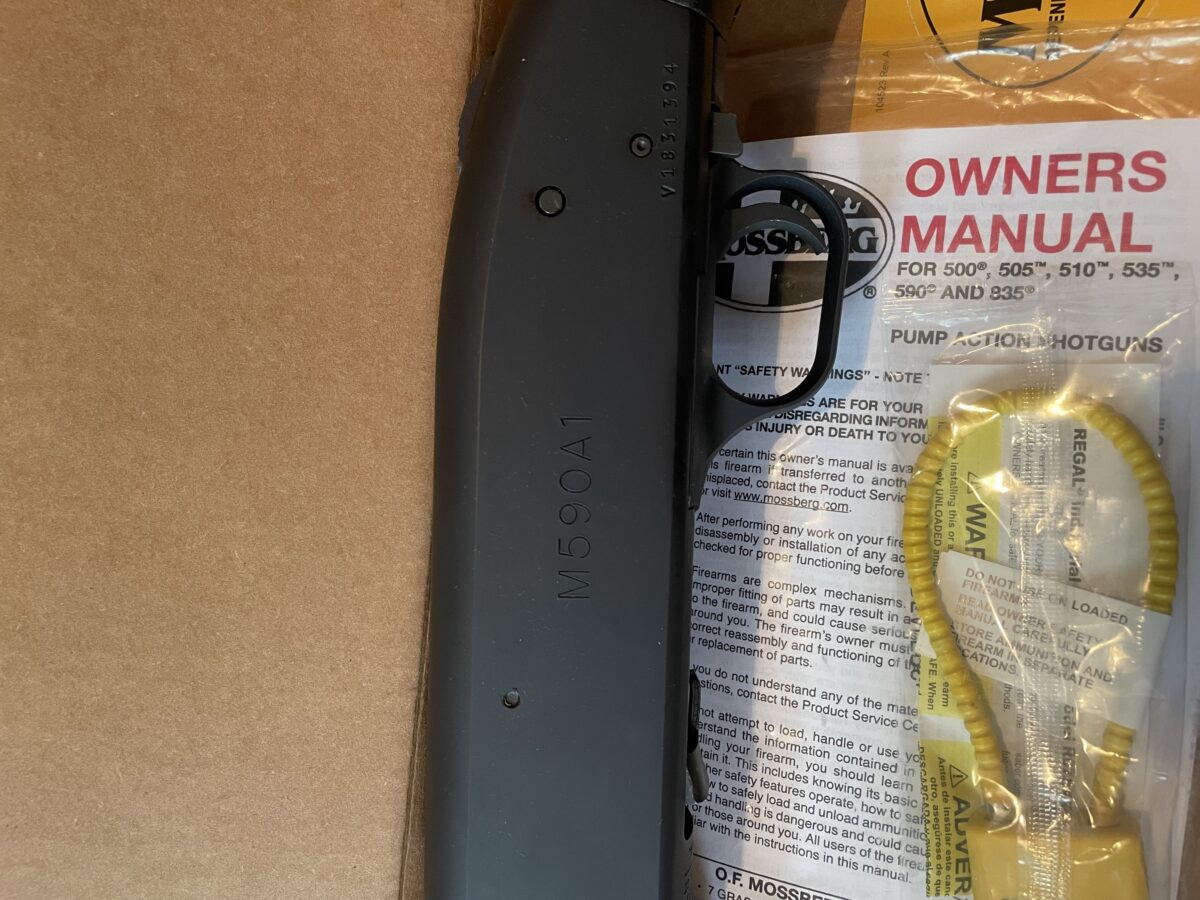 Fusil Mossberg 590A1 M-Lok, canon 18,5”, 6+1, jamais tiré!