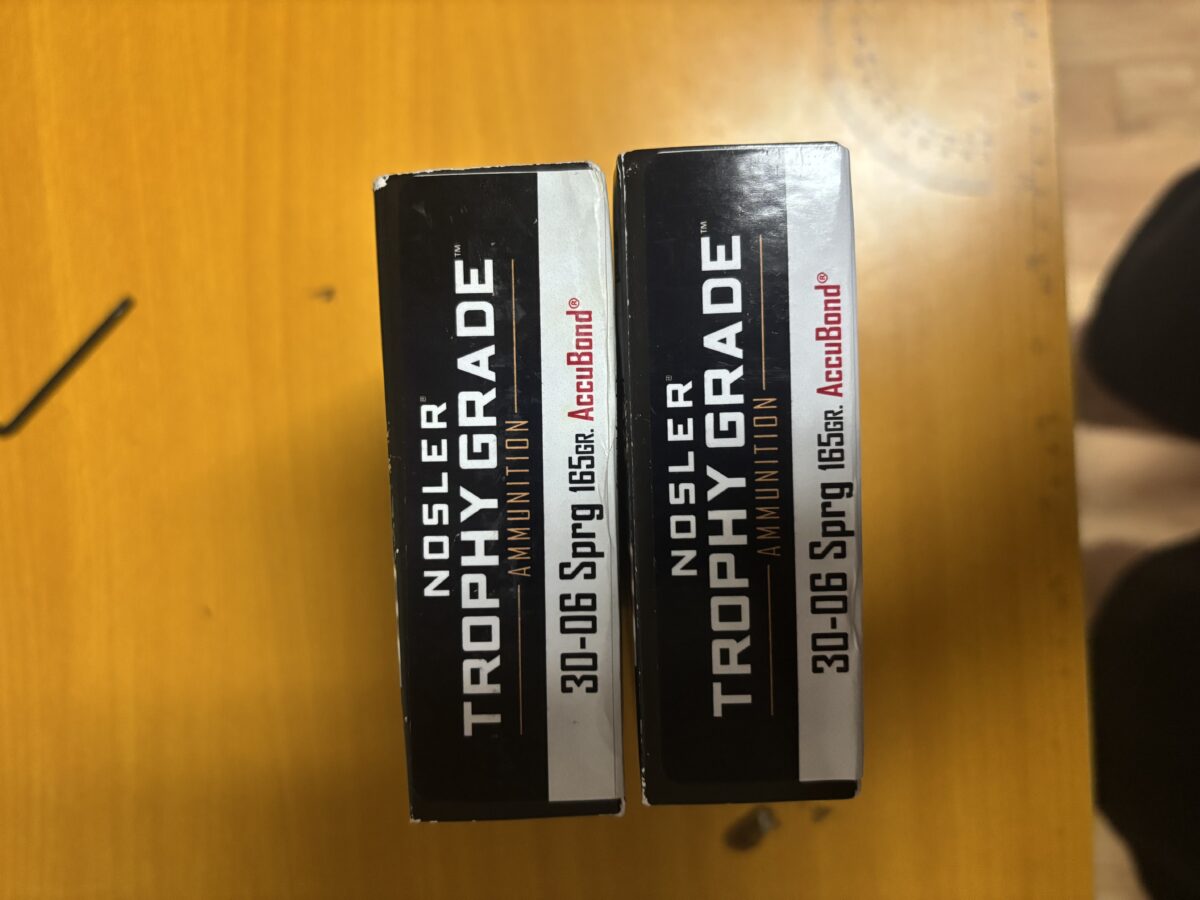 Munition 30-06 Barnes et Nosler