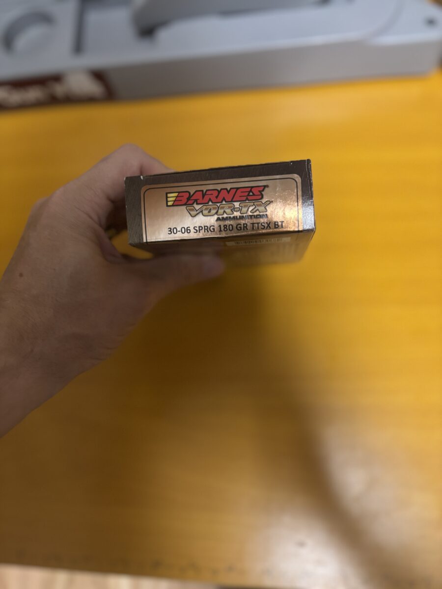 Munition 30-06 Barnes et Nosler