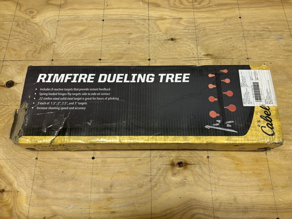 Arbre cible pour 22lr rimfire