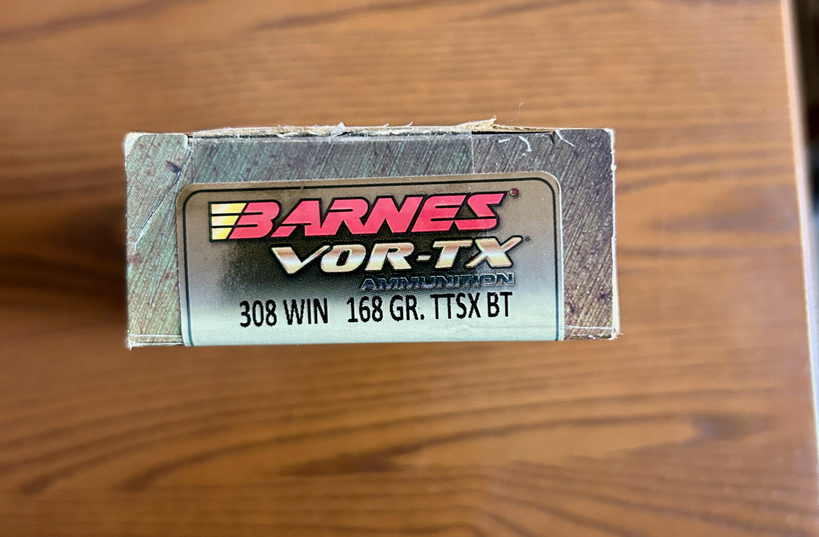 Barnes Vortx 308 win 168 gr. ttsx bt