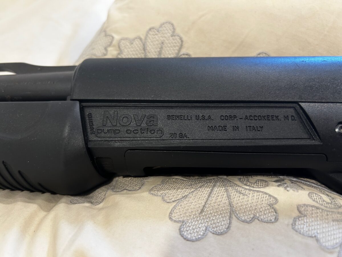 Benelli nova cal.20 + 1 bte de balle