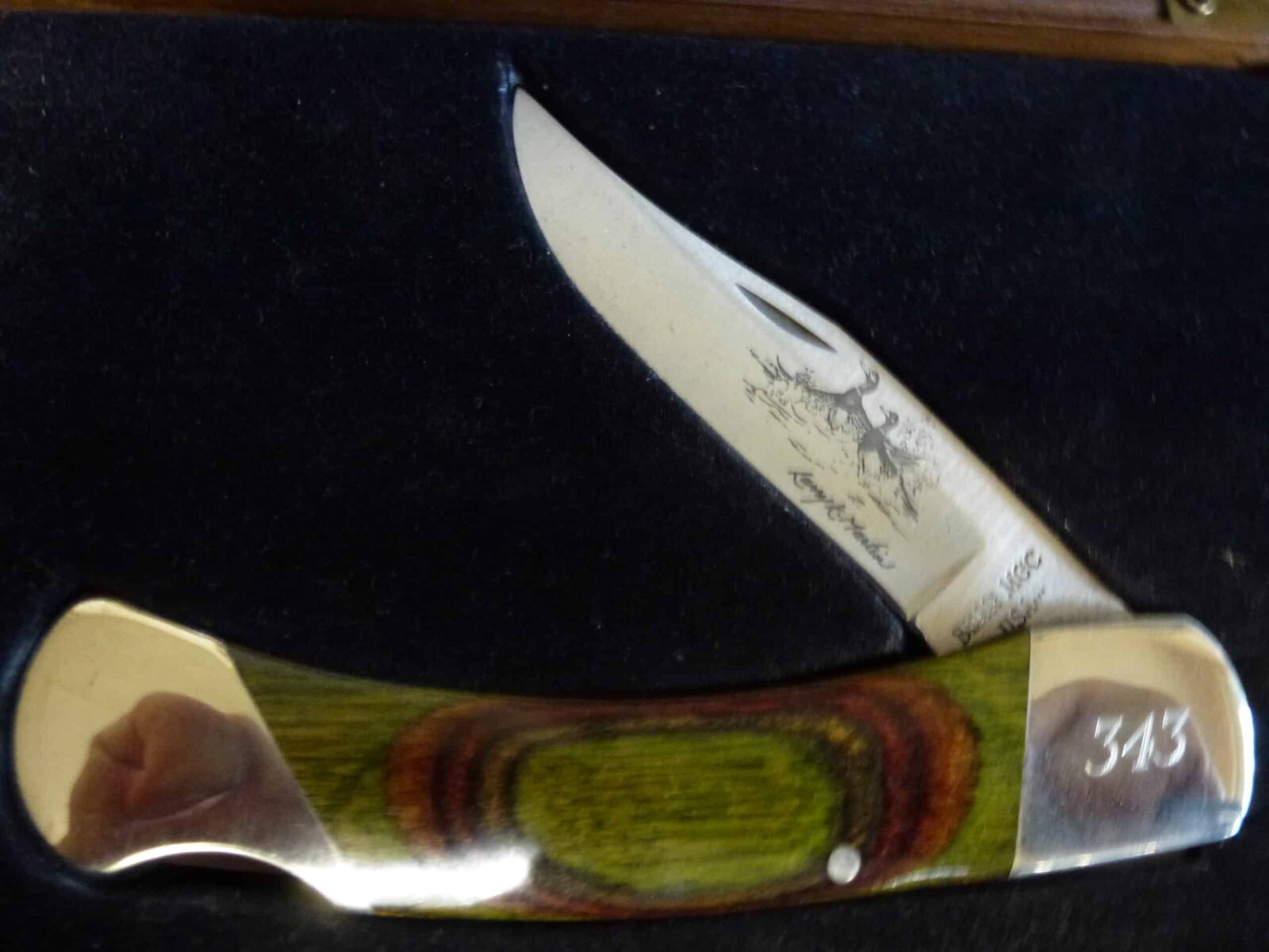 **150$**NEUF*COLLECTION KNIFE BEAR MGC WILD LIFE SERIES#343/1200**
