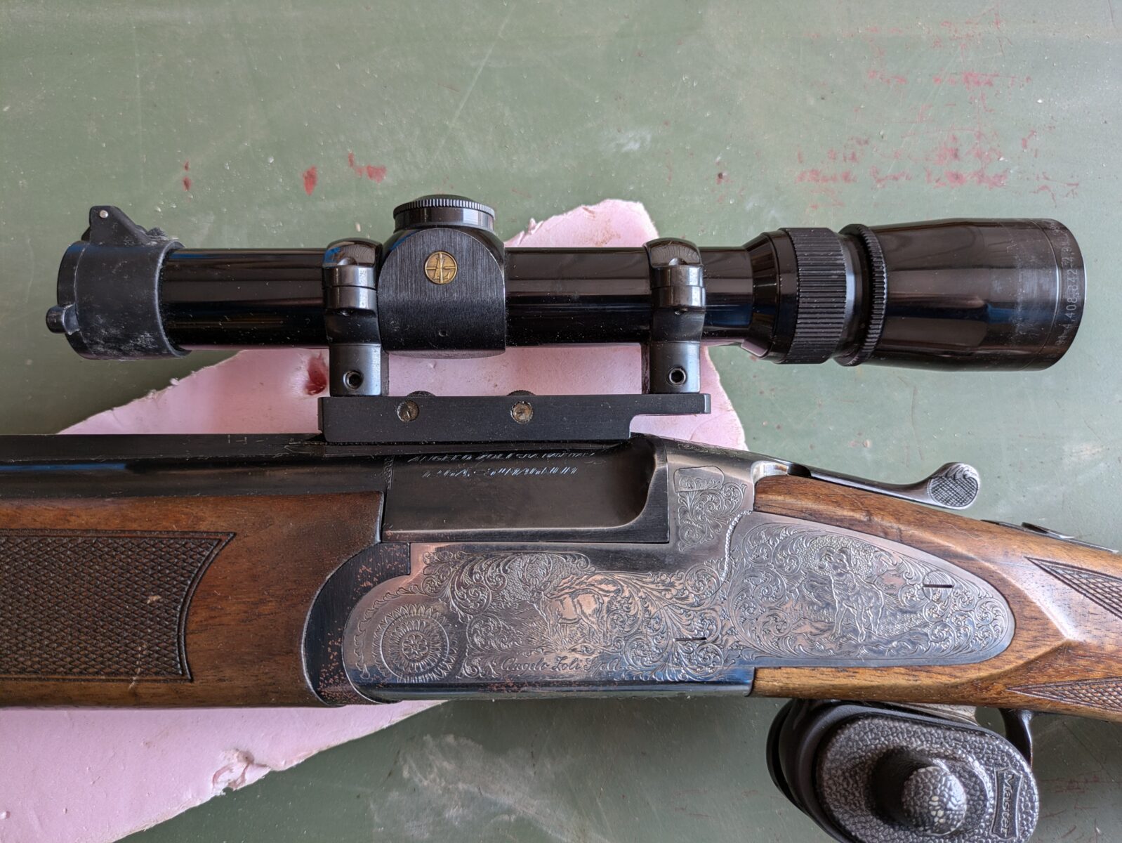 Carabine 30-06 couplé d’un fusil de calibre 12