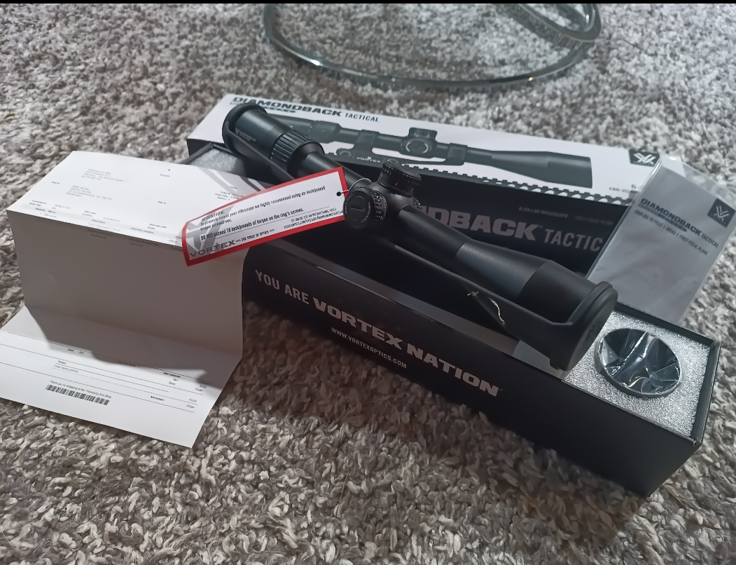Vortex Diamondback Tactical 6-24×50 MRAD Reticle EBR-2C
