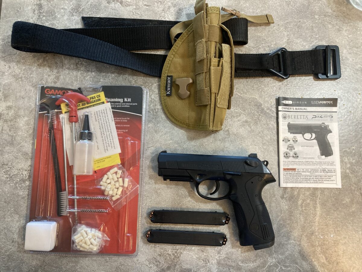 KIT de tir sportif: Pistolet à Plomb/BB Beretta PX4 Storm