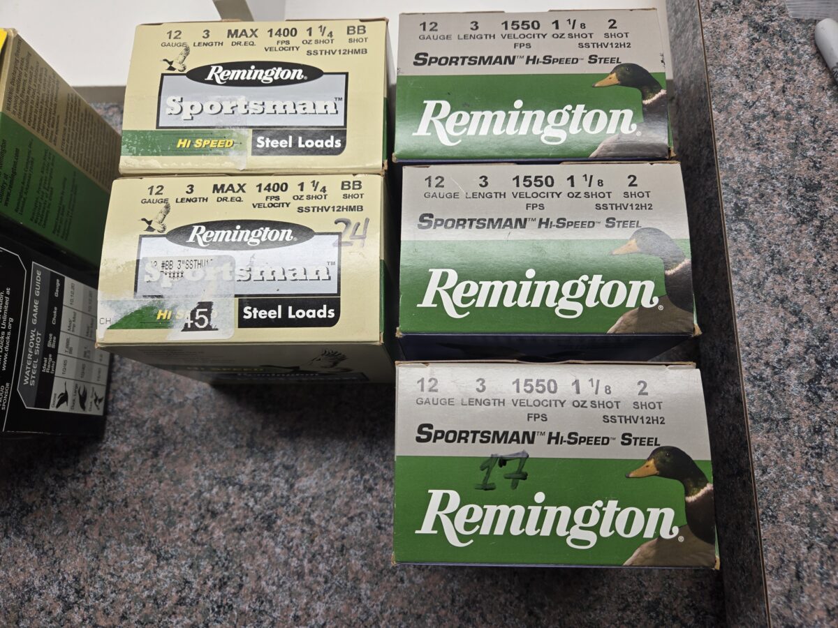 Munitions calibre 12