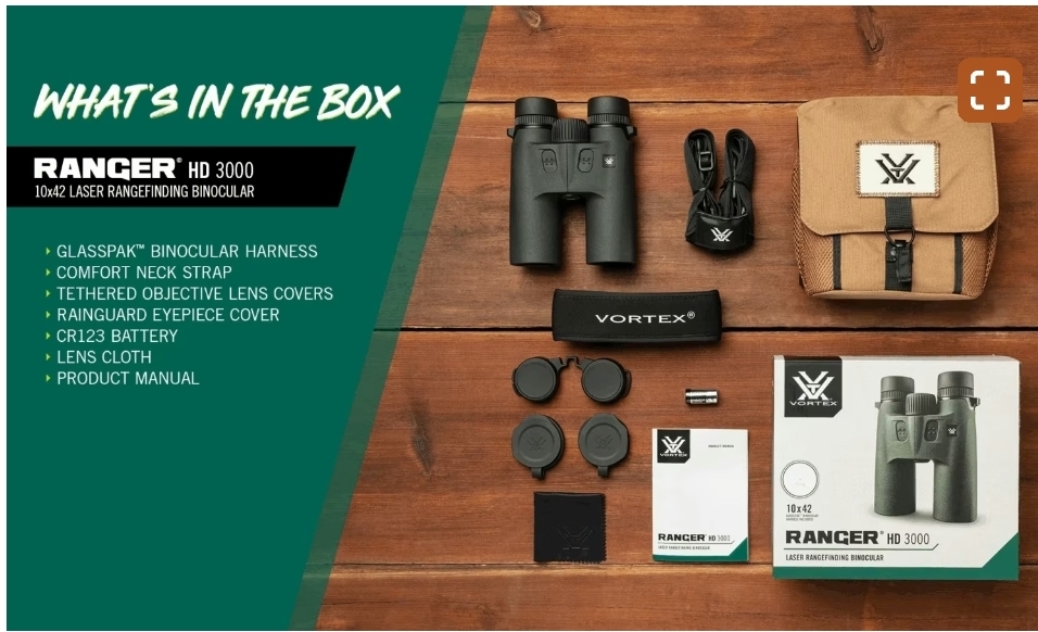 Vortex Ranger HD 3000 Jumelles/ Télémètre