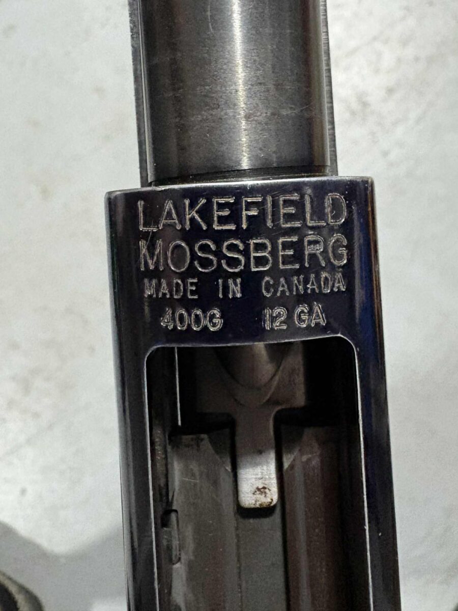 12 Lakefield/Mossberg 400G à pompe – 3″