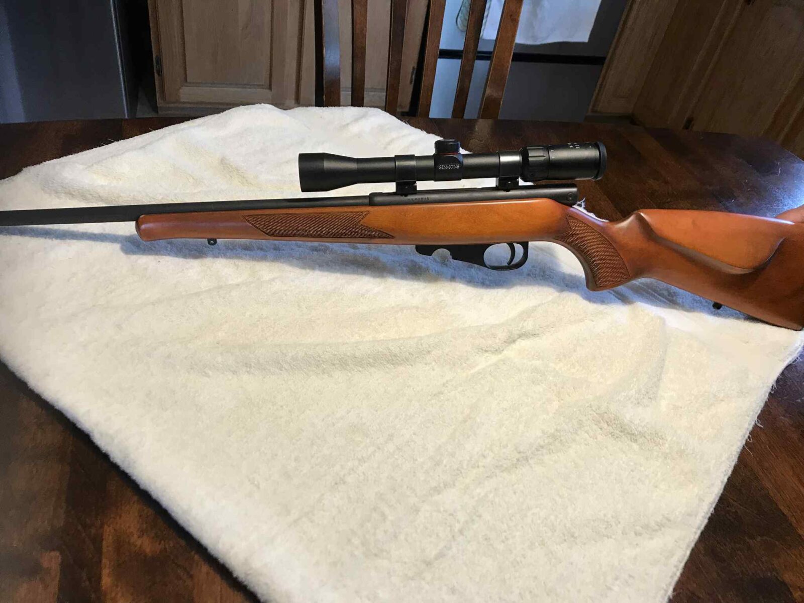 Carabine .22 TOZ semi automatique avec télescope SIMMONS 3 9×32