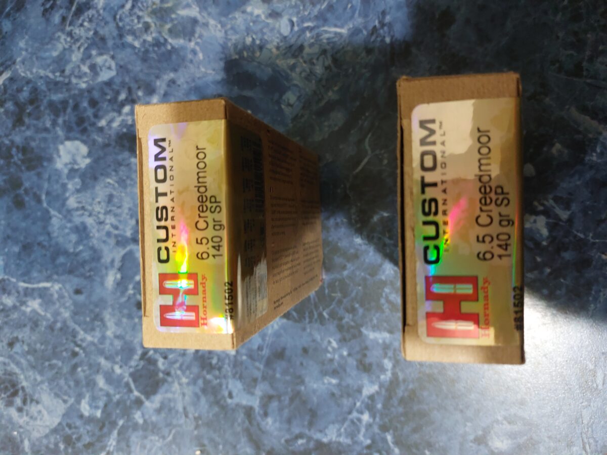 Munition Hornady 6.5 Creedmoor 140 gr Sp